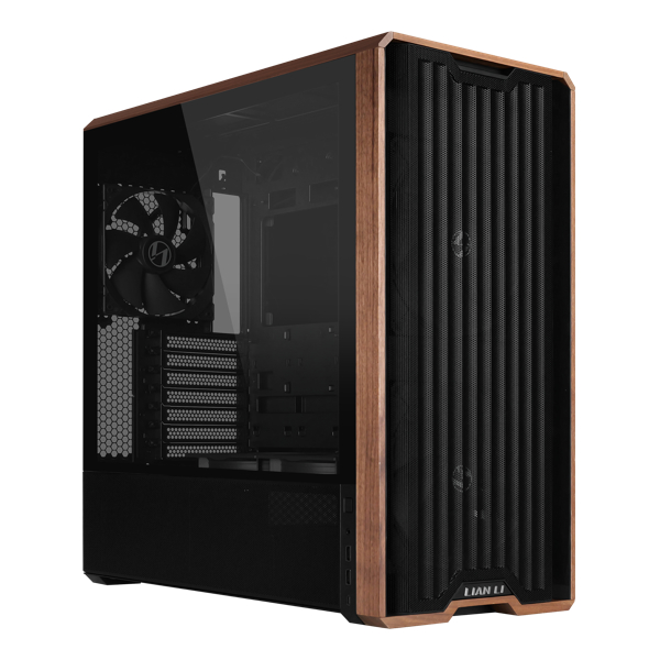 LIAN LI LANCOOL 217 WOODEN MID-TOWER CASE BLACK