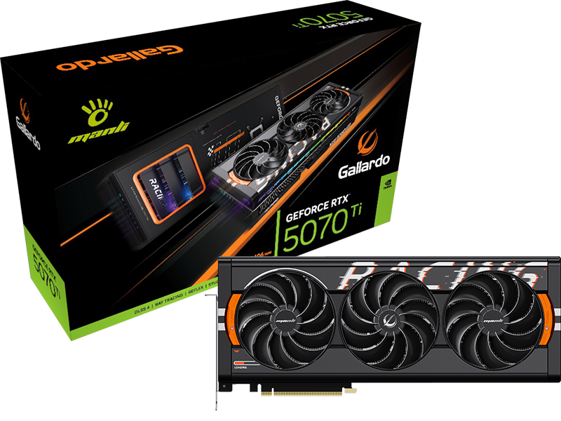 MANLI RTX5070TI 16GB OC GDDR7 GALLARDO X3