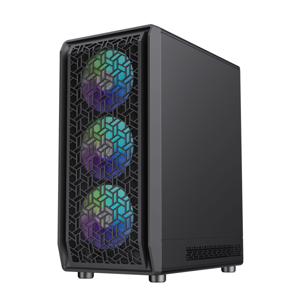 GAMEMAX FORGE AB ATX CASE BLACK thumbnail 4
