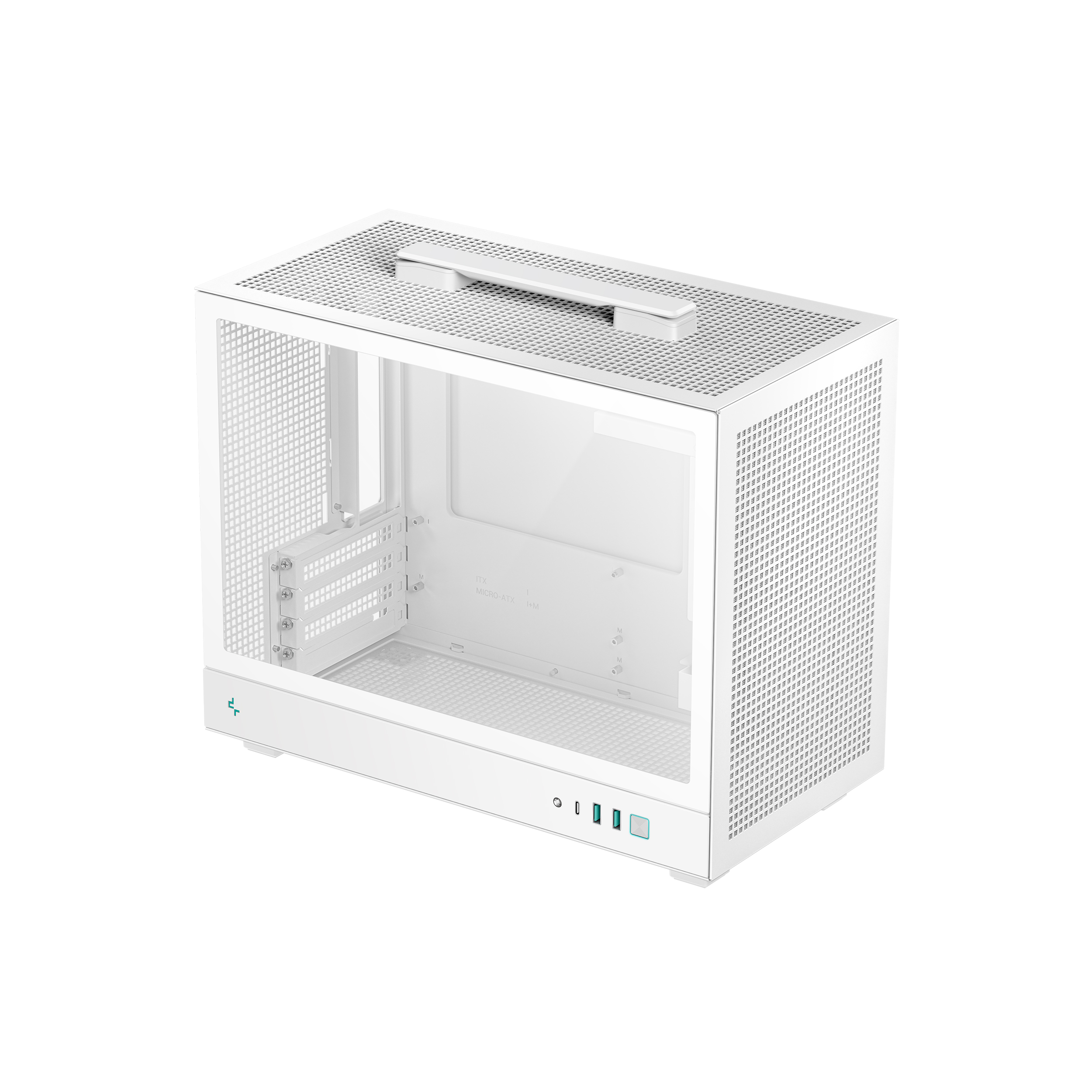 DEEPCOOL CH160 PLUS MATX CASE WHITE