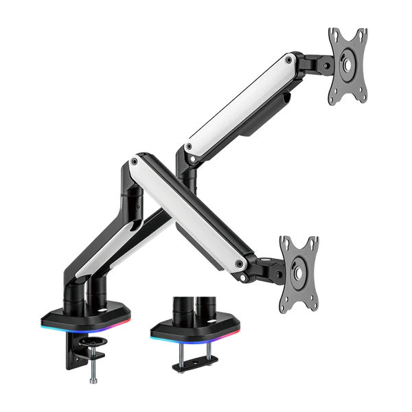BRATECK ELEMENTAL RGB GAMING MONITOR ARMS (DUAL) thumbnail 5