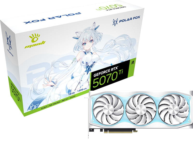 MANLI RTX5070TI 16GB GDDR7 OC POLAR X3