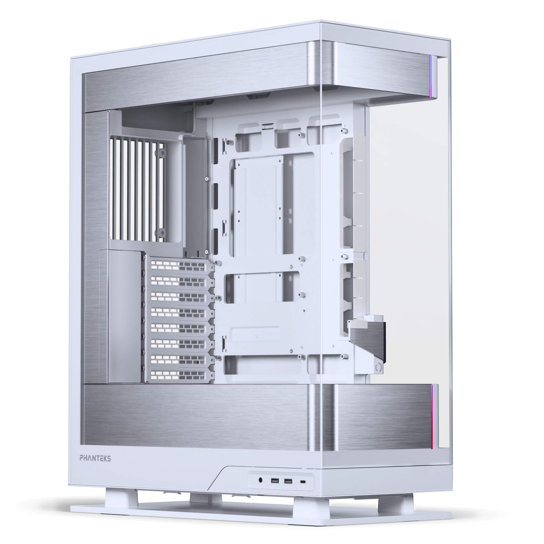 PHANTEKS EVOLV X2 TEMPERED GLASS MID TOWER CASE WHITE