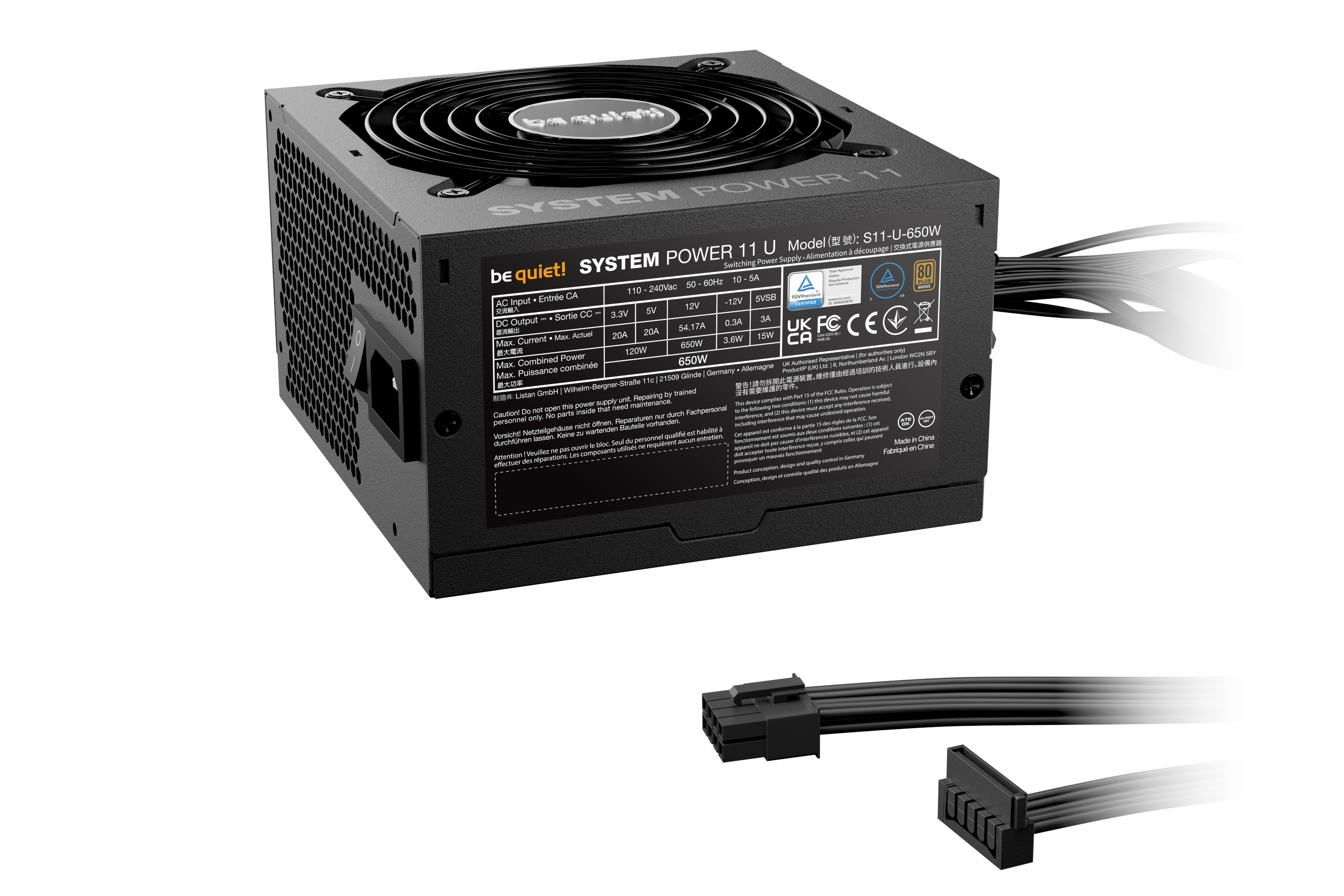 BE QUIET! SYSTEM POWER 11 U 650W thumbnail 3