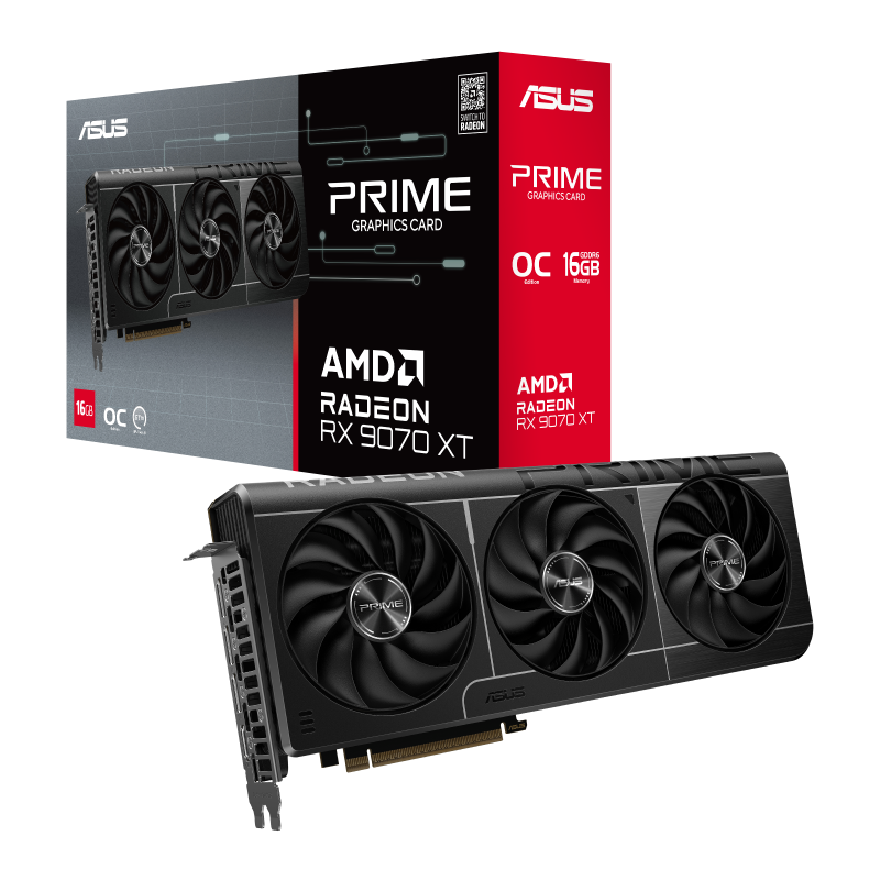 ASUS PRIME RX9070XT OC 16GB GDDR6 thumbnail 4