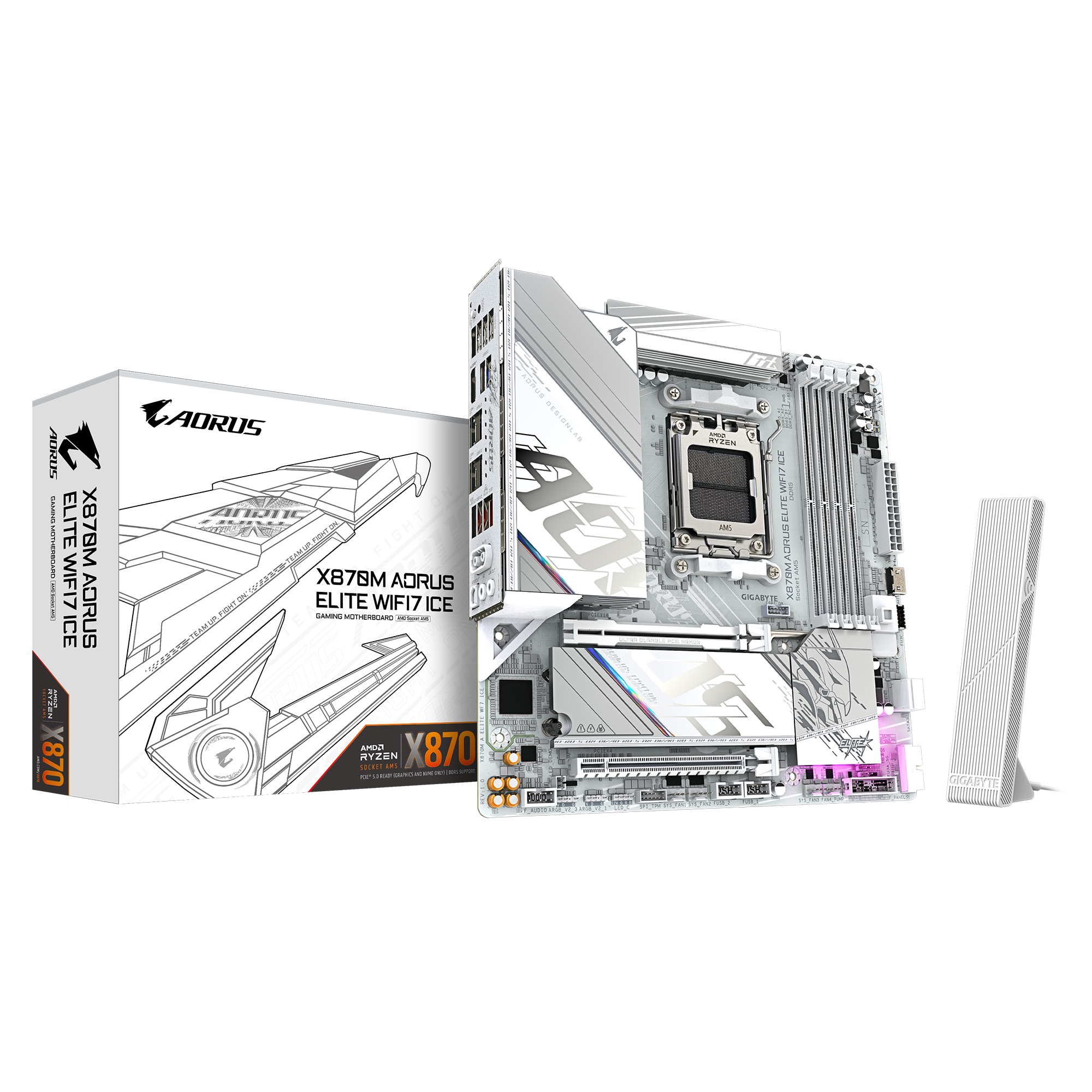 GIGABYTE X870M AORUS ELITE WIFI7 ICE