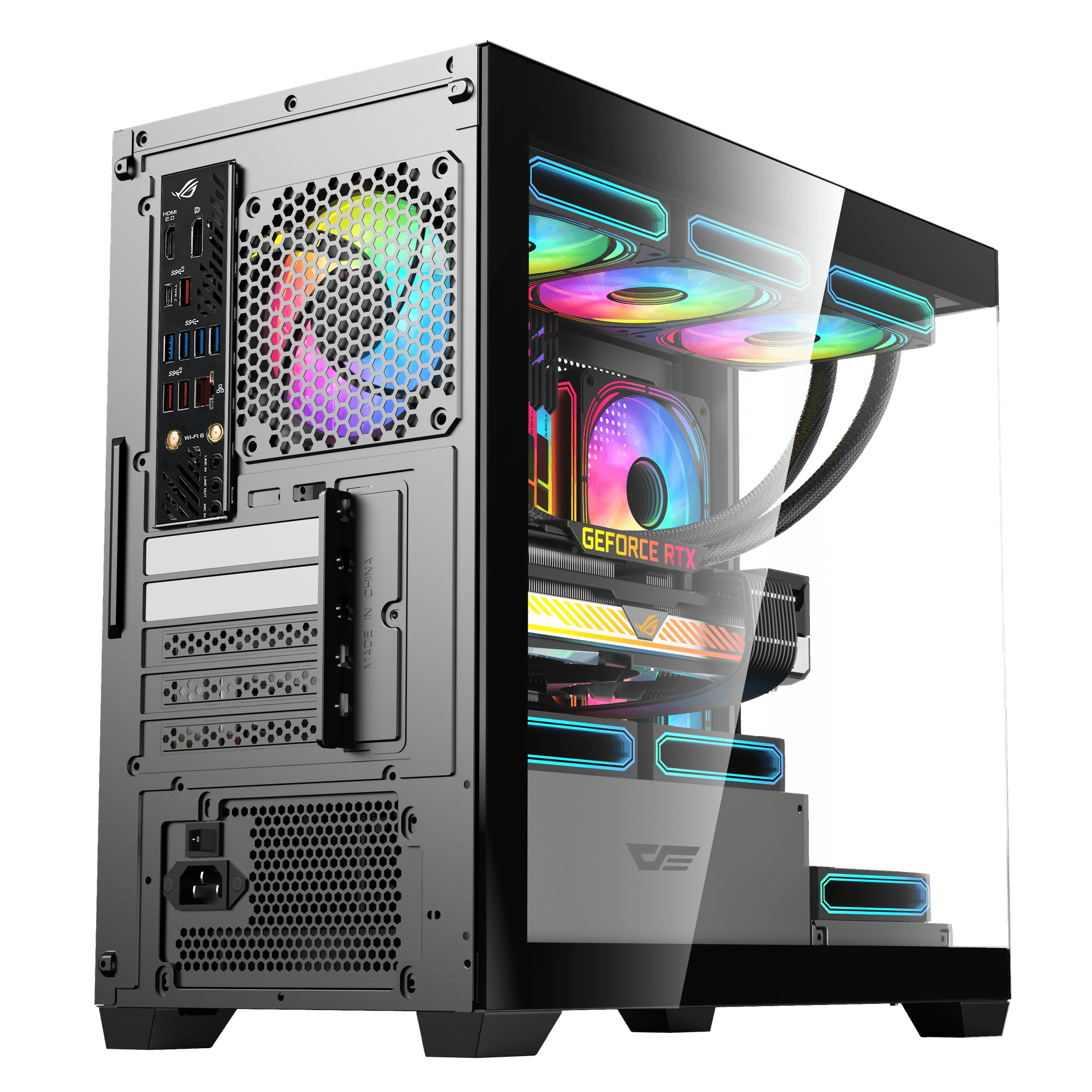 DARKFLASH DS900M MATX CASE BLACK