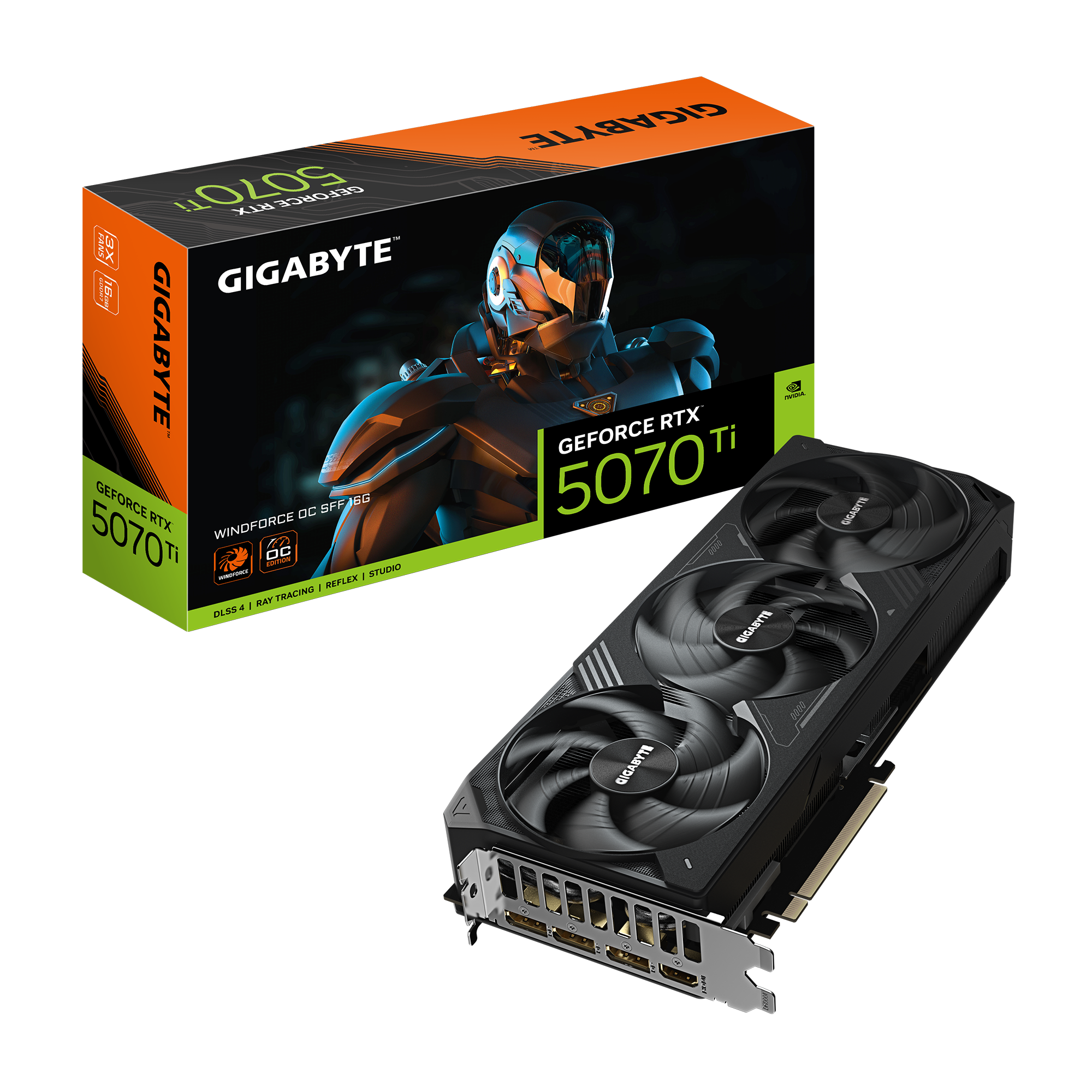 GIGABYTE RTX5070TI WINDFORCE X3 OC 16GB GDDR7