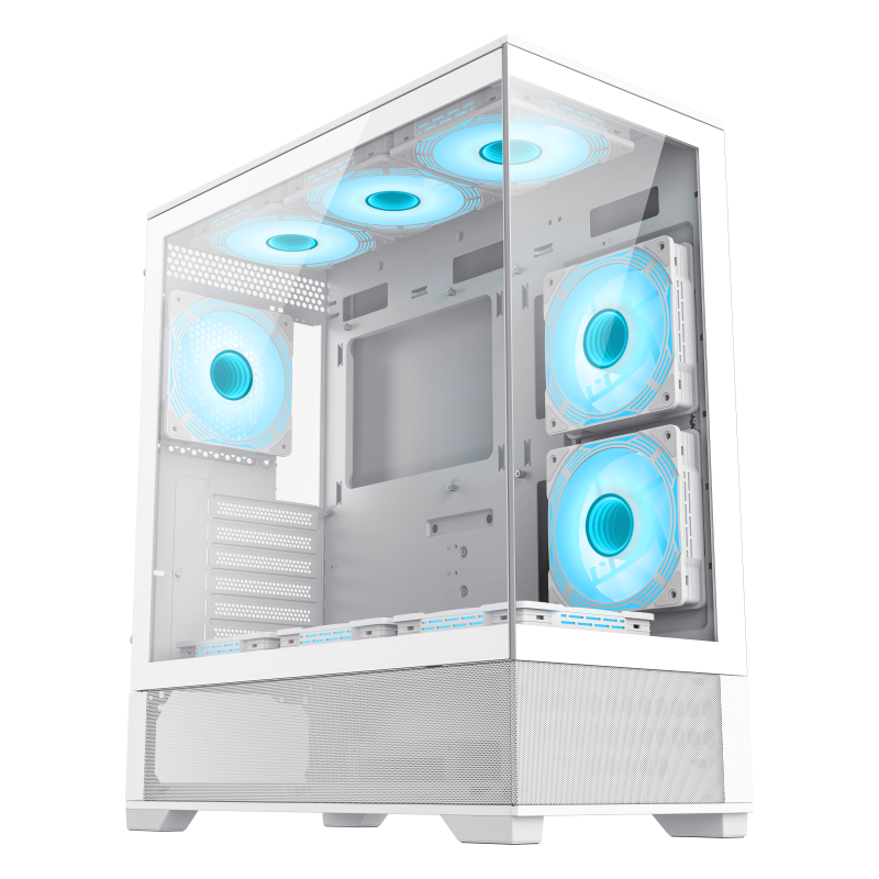 GAMEMAX VISTA AW ATX CASE WHITE thumbnail 2