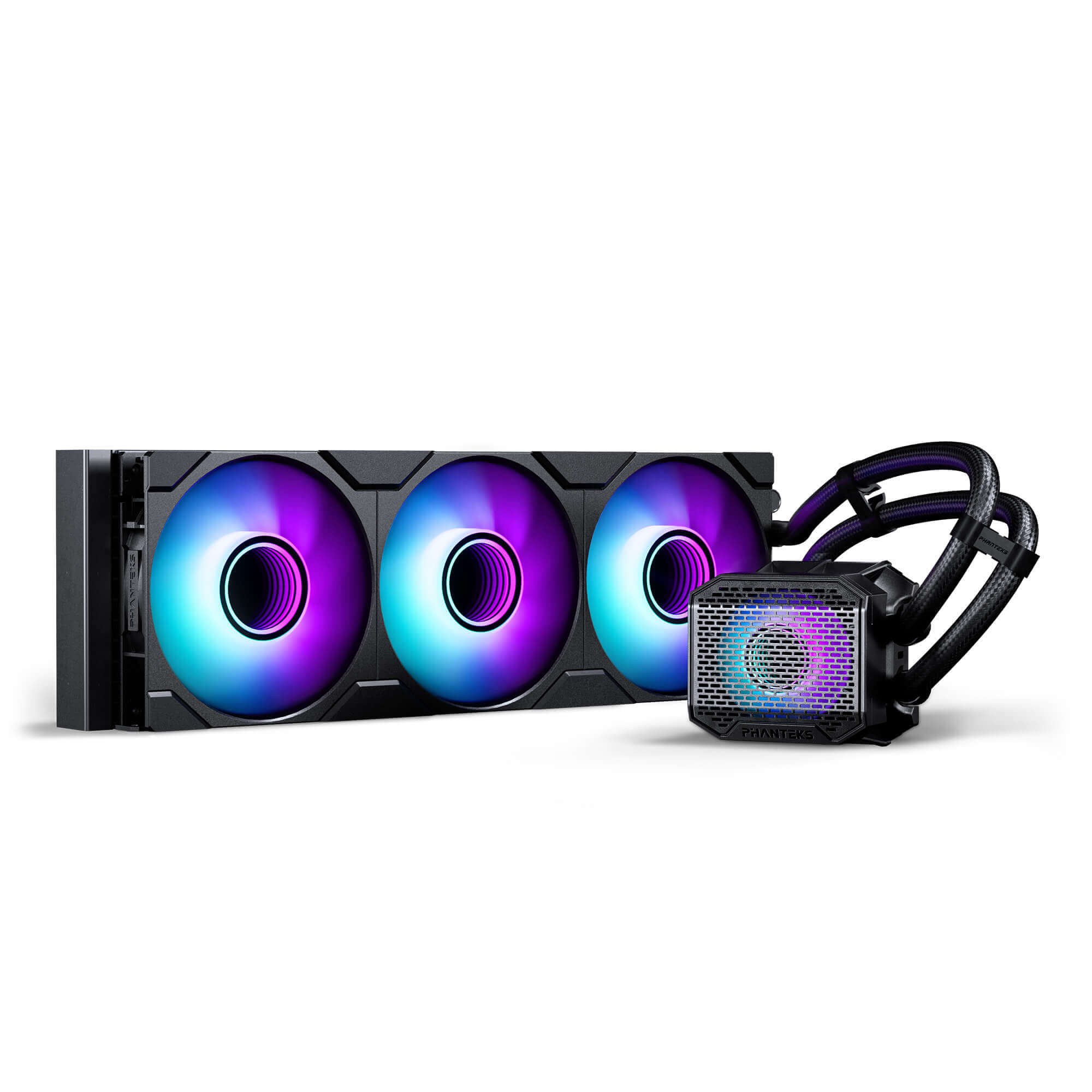 PHANTEKS GLACIER ONE 360M25 G2 DRGB AIO LIQUID COOLER BLACK