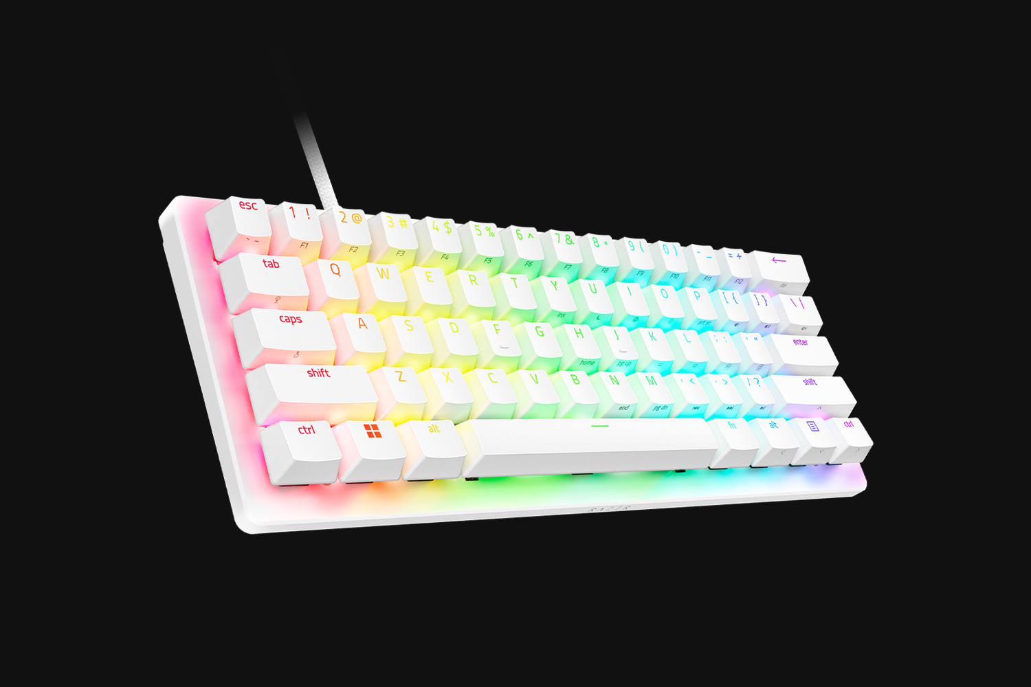 RAZER HUNTSMAN V3 PRO MINI WHITE EDITION