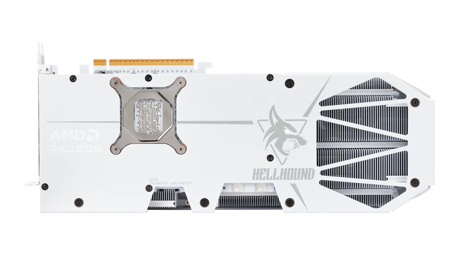 POWERCOLOR RX9070XT HELLHOUND SPECTRAL WHITE 16GB GDDR6 thumbnail 5