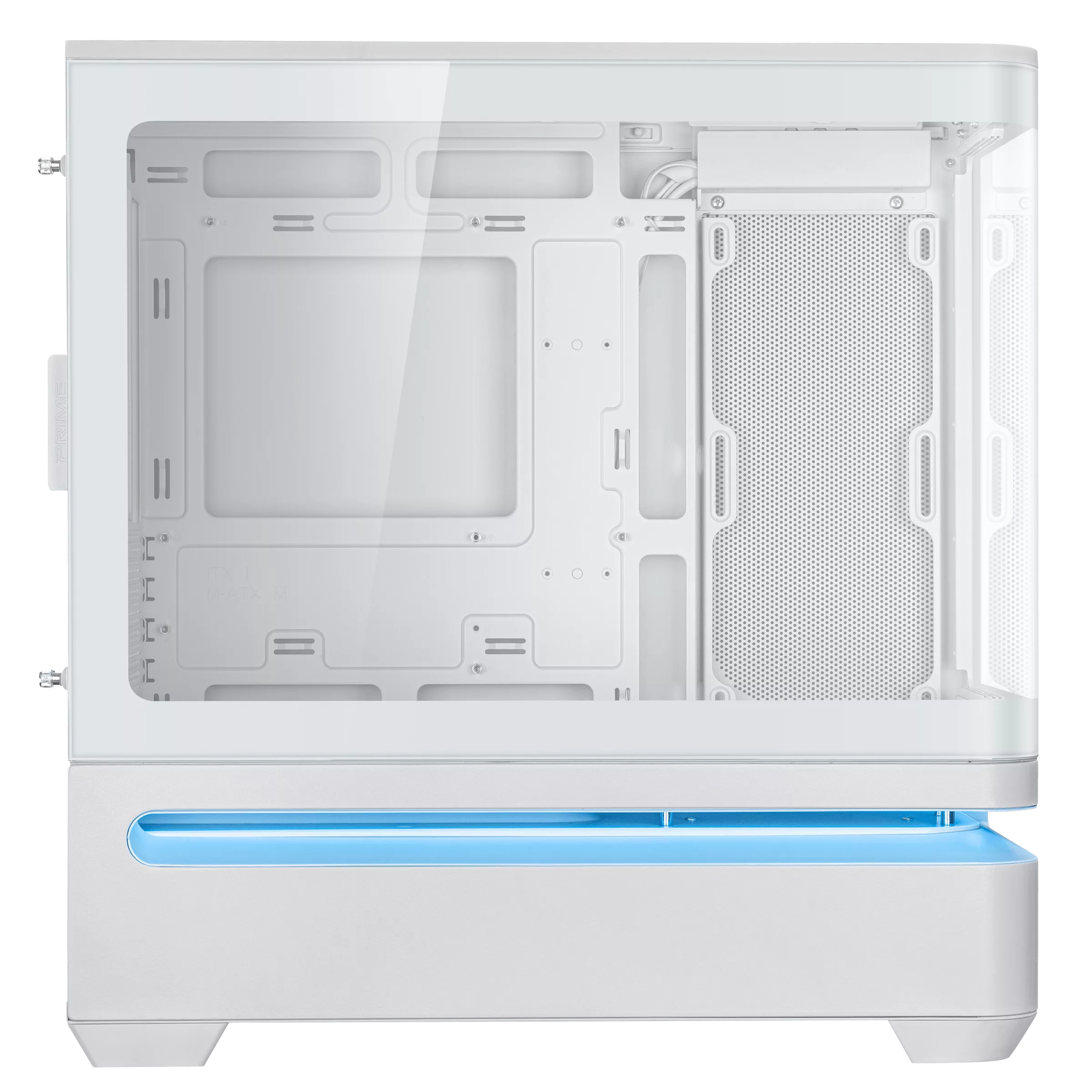 ASUS PRIME AP202 TG MATX CASE WHITE thumbnail 8