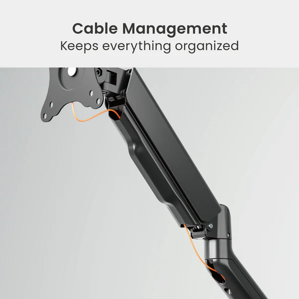 BRATECK ELEMENTAL MONITOR ARMS BLACK (SINGLE) thumbnail 3