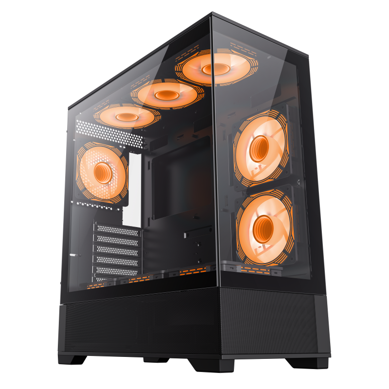 GAMEMAX VISTA AB ATX CASE BLACK thumbnail 2