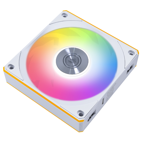 LIAN LI 120MM UNI FAN 12CL LED WIRELESS WHITE (1PACK)