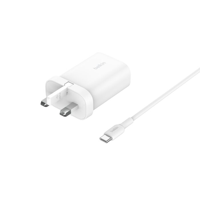 BELKIN BoostChargeQi2 3合1 可折疊磁吸充電板 15W 白色