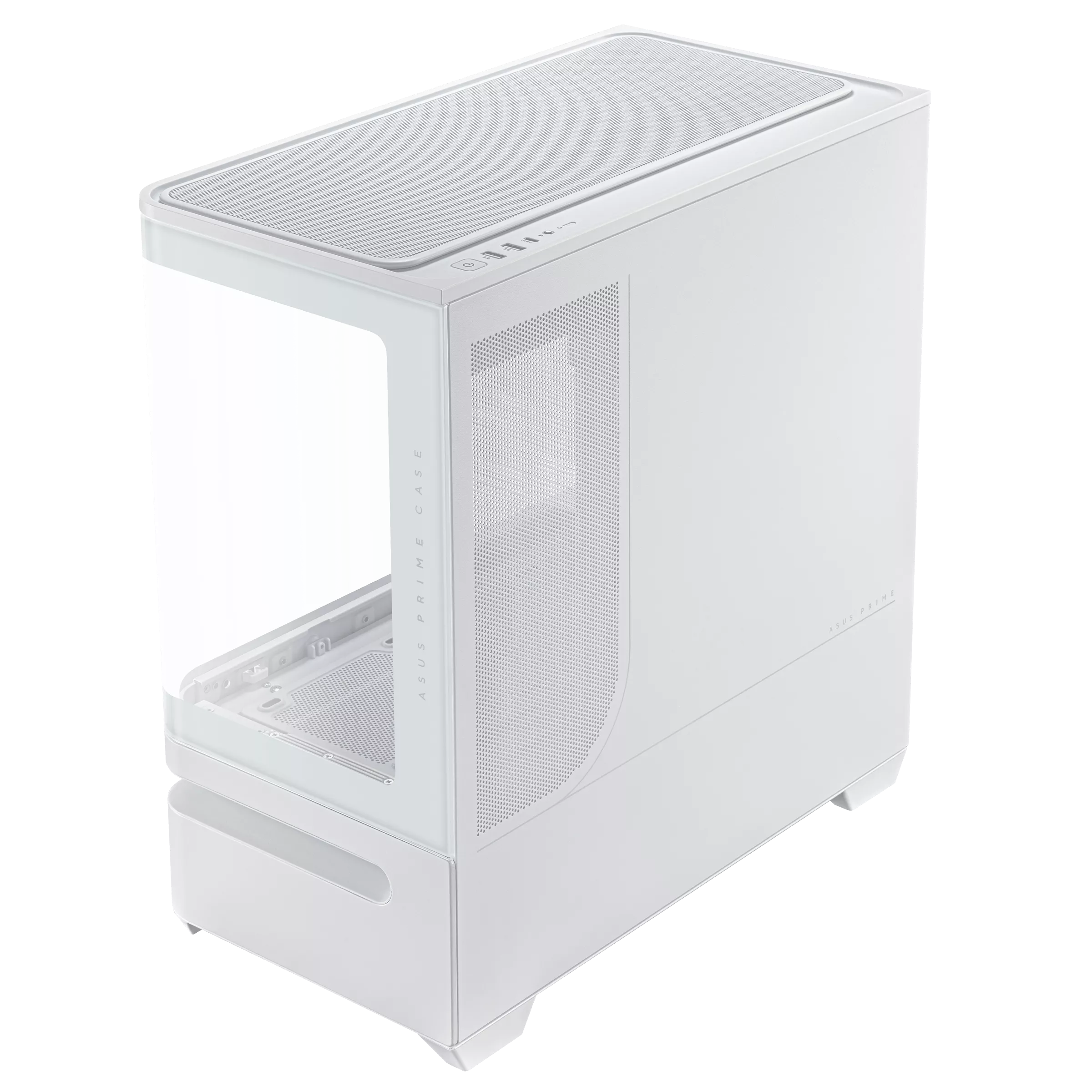 ASUS PRIME AP202 TG MATX CASE WHITE thumbnail 5