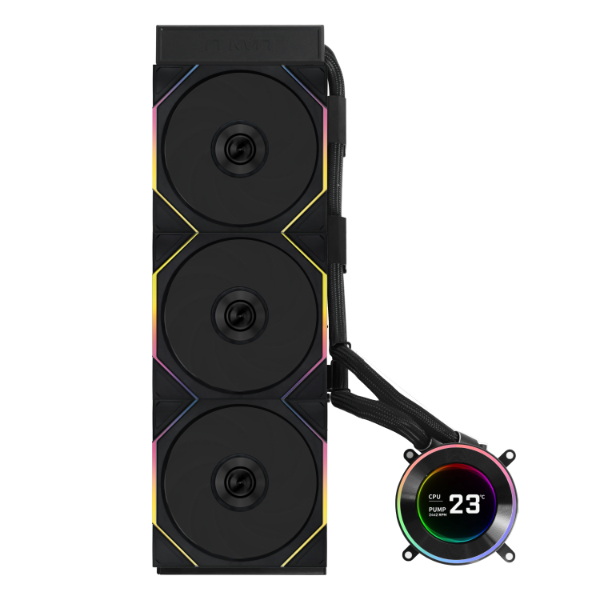 LIAN LI HYDROSHIFT II LCD-C 360TL AIO CPU WATER COOLER BK