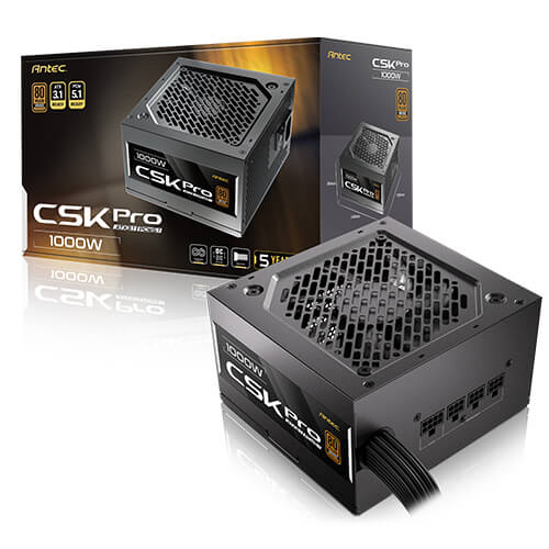 ANTEC CSK1000 1000W ATX3.1 PSU BRONZE thumbnail 2