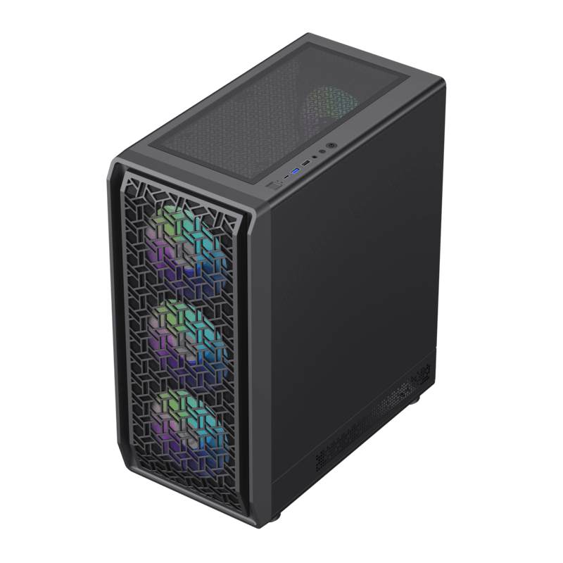 GAMEMAX FORGE AB ATX CASE BLACK thumbnail 5