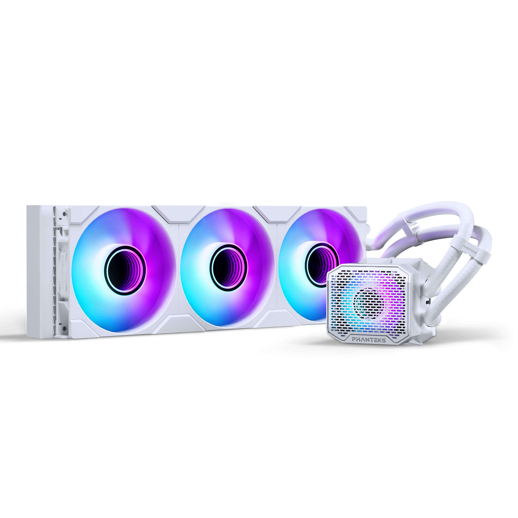 PHANTEKS GLACIER ONE 360M25 G2 DRGB AIO LIQUID COOLER WHITE