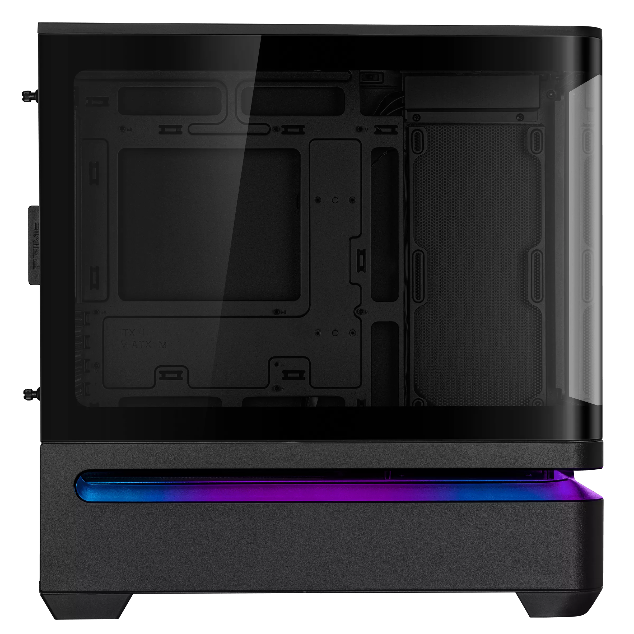 ASUS PRIME AP202 TG MATX CASE BLACK thumbnail 5