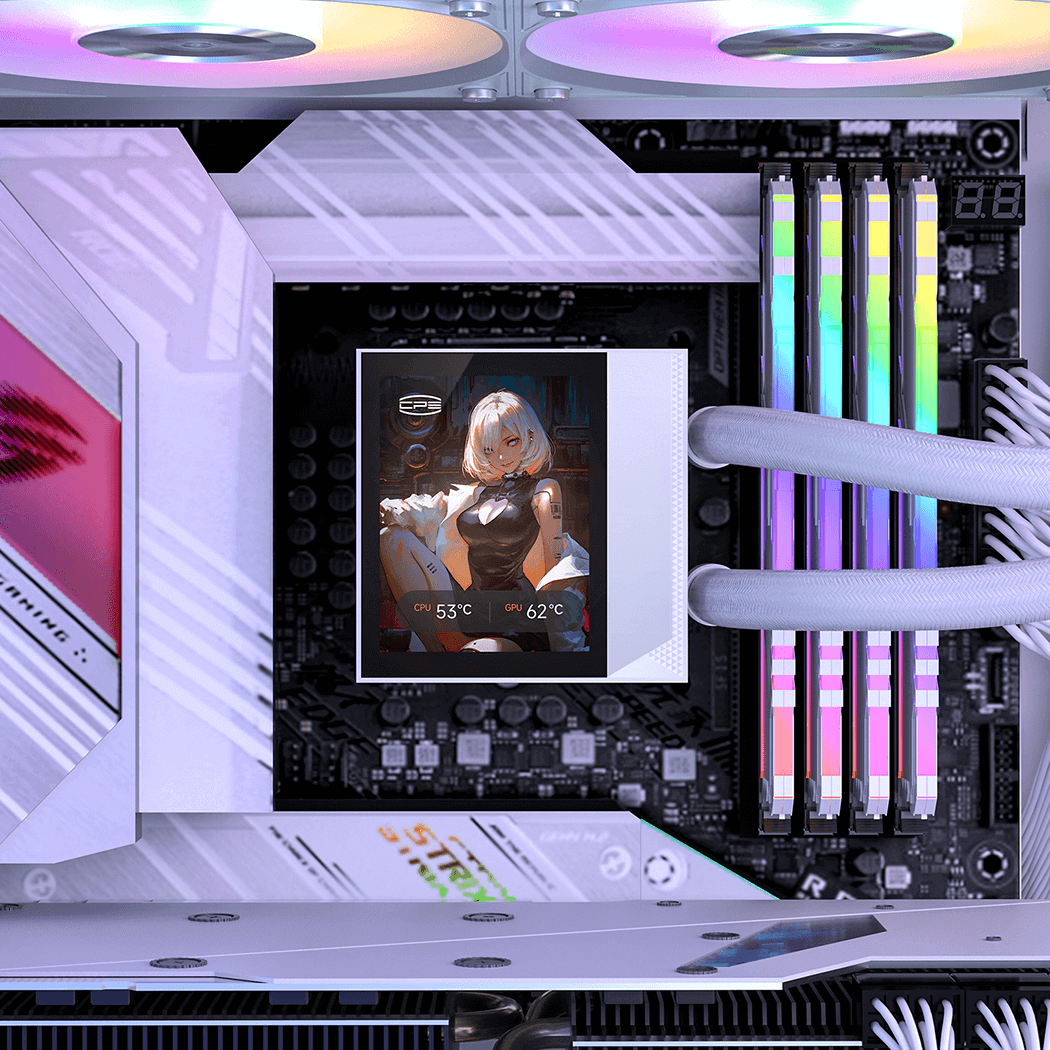 PC COOLER DC360 PRO ARGB DISPLAY WHITE