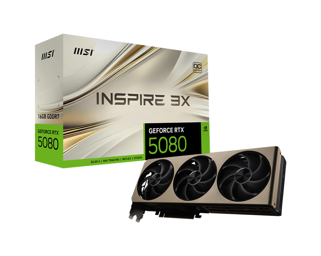 MSI RTX5080 INSPIRE 3X OC 16GB GDDR7