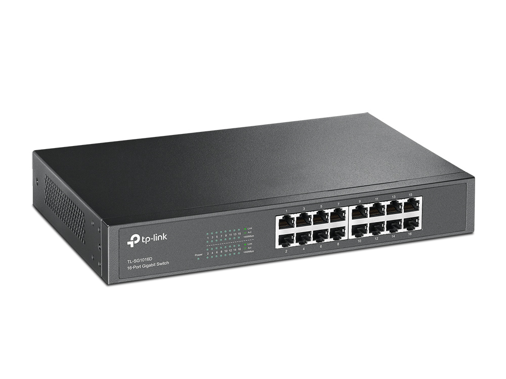 TP-LINK TL-SG1016D 16-PORT GIGA DESKTOP SWITCH