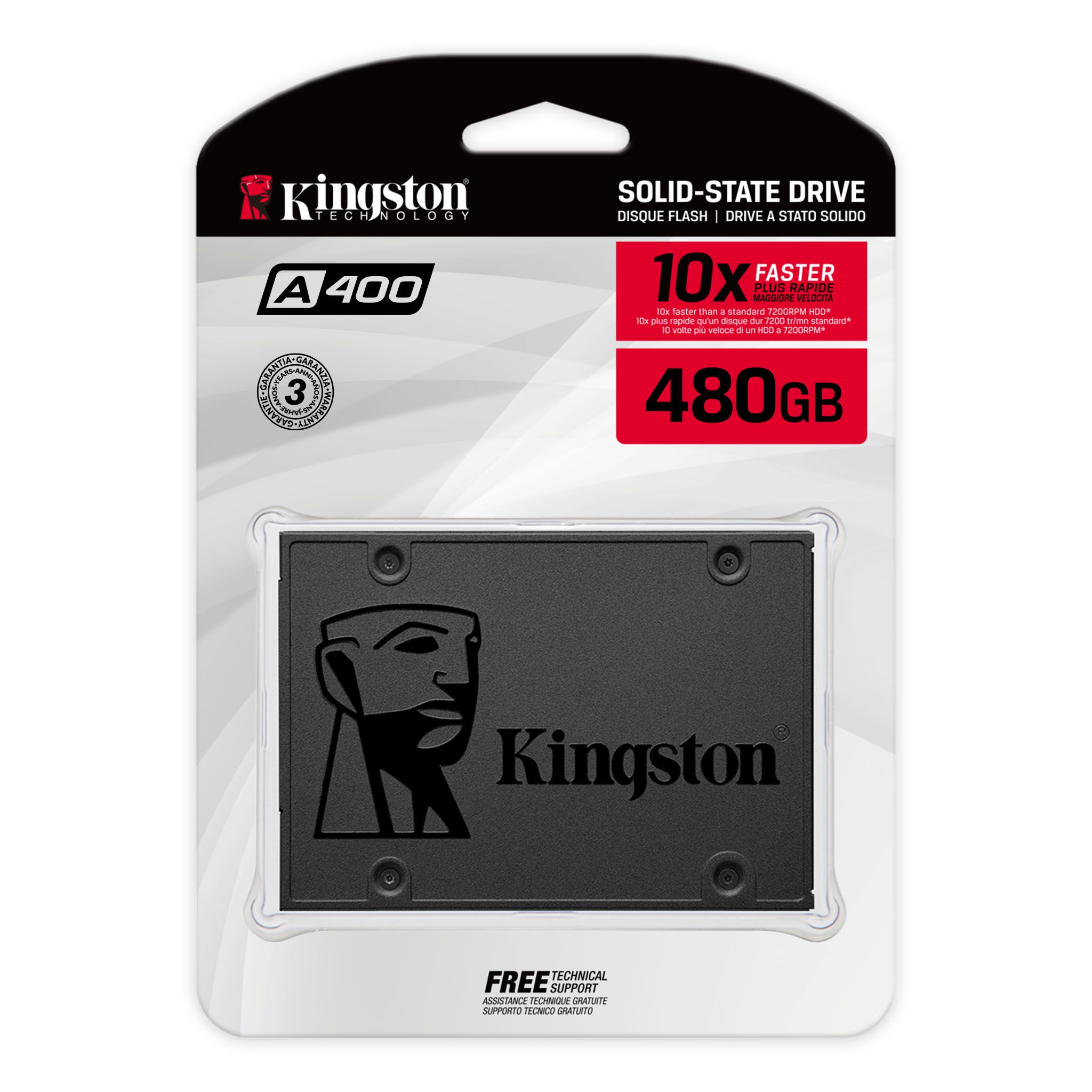 KINGSTON A400 480G SATA3 TLC SSD