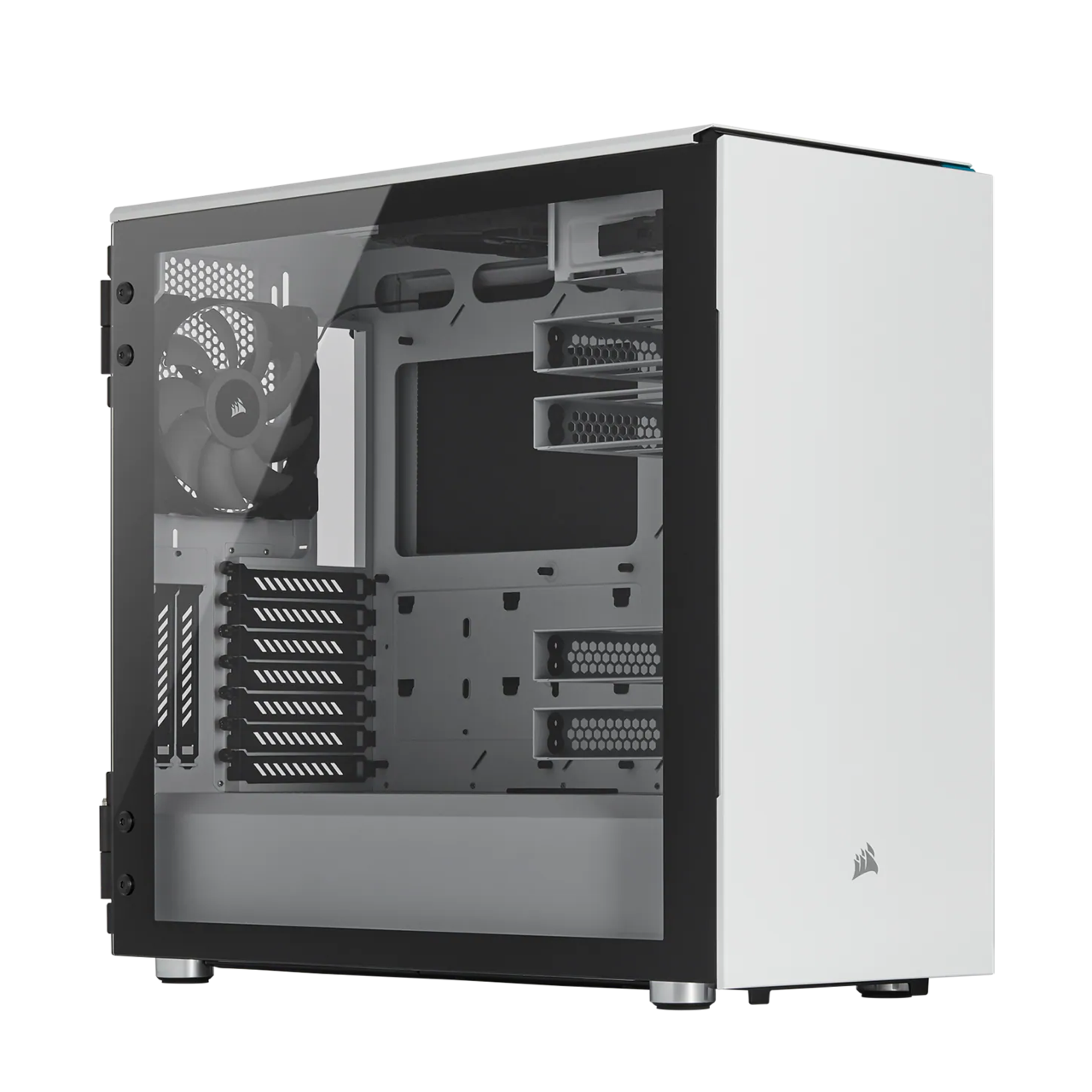 CORSAIR Carbide Series 678C Tempered Glass WH