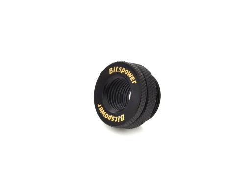 BITSPOWER G1/4" CARBON BLACK TOP WATER FILL SET