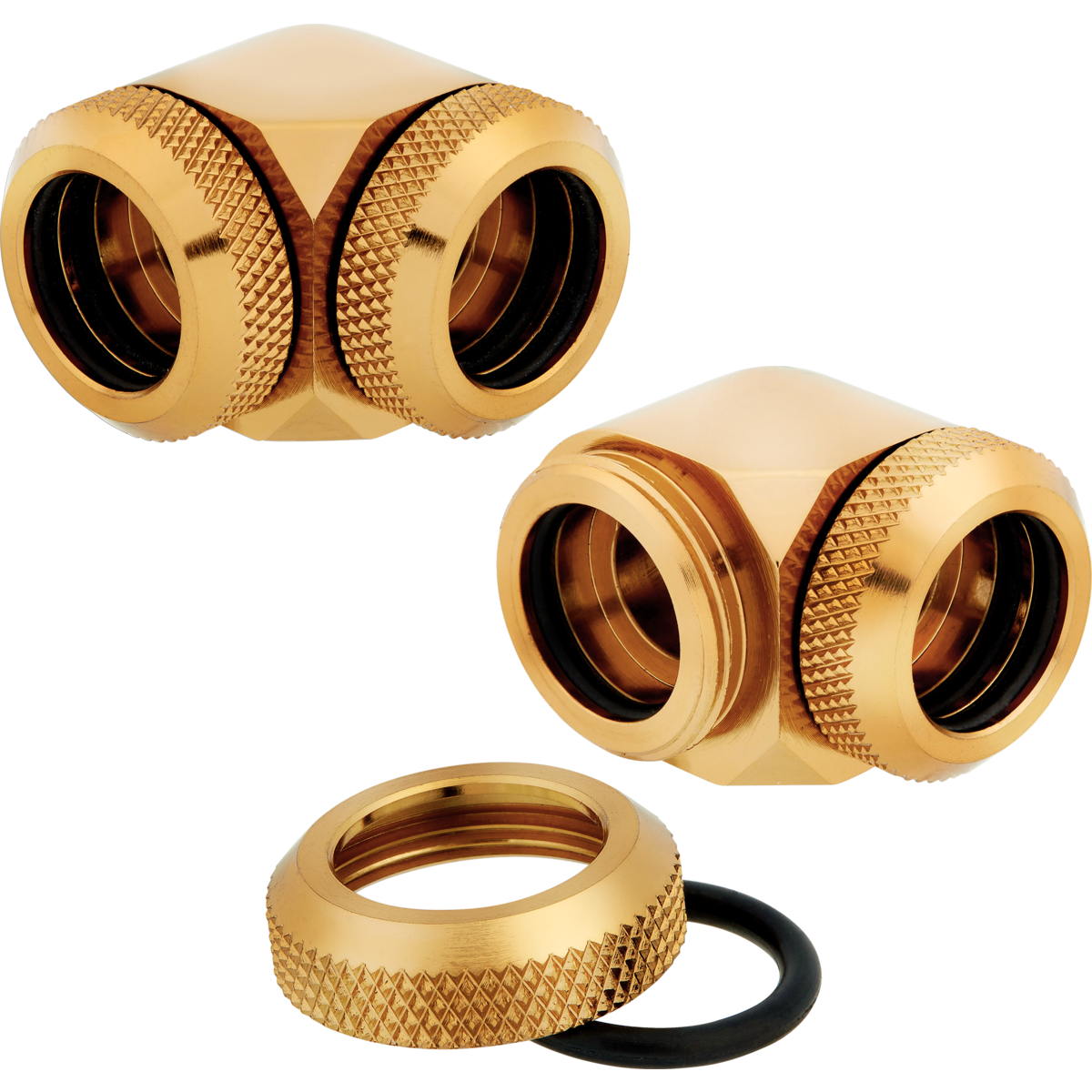 CORSAIR FITTING (HARD TUBE) XF HARDLINE 2-PACK