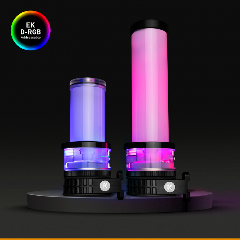 EK QUANTUM KINETIC TBE 200 D5 PWM D-RGB PLEXI