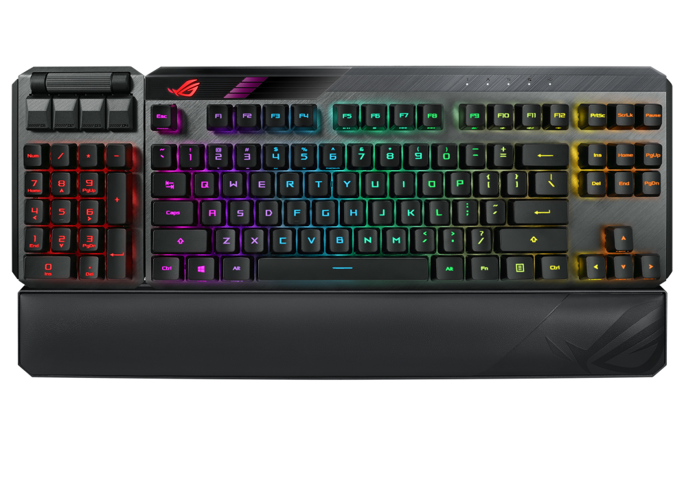 ASUS MA02 ROG CLAYMORE II RGB 紅軸機械式鍵盤 英字
