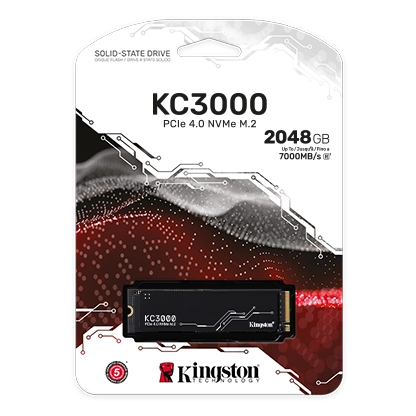 KINGSTON KC3000 2048G PCIE 4.0 NVME M.2 SSD
