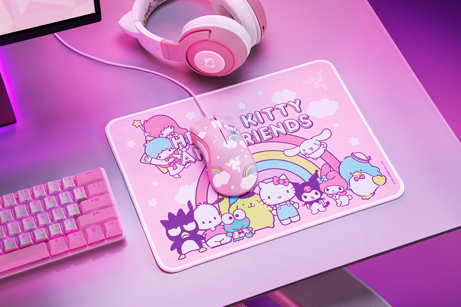 RAZER DA ESS. + GOLIATHUS BUNDLE HELLO KITTY