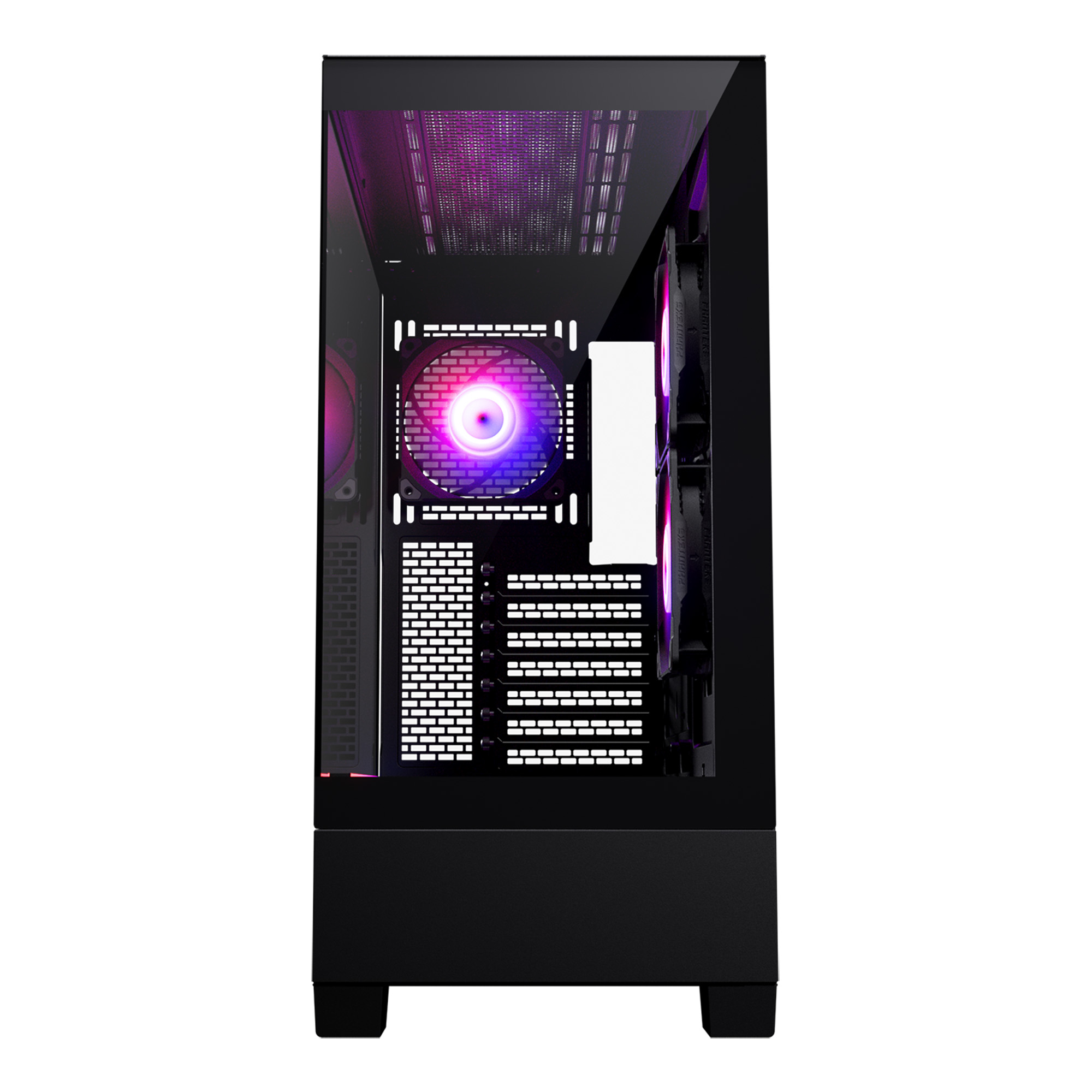 PHANTEKS XT VIEW TEMPERED GLASS MID TOWER CASE BLACK thumbnail 2