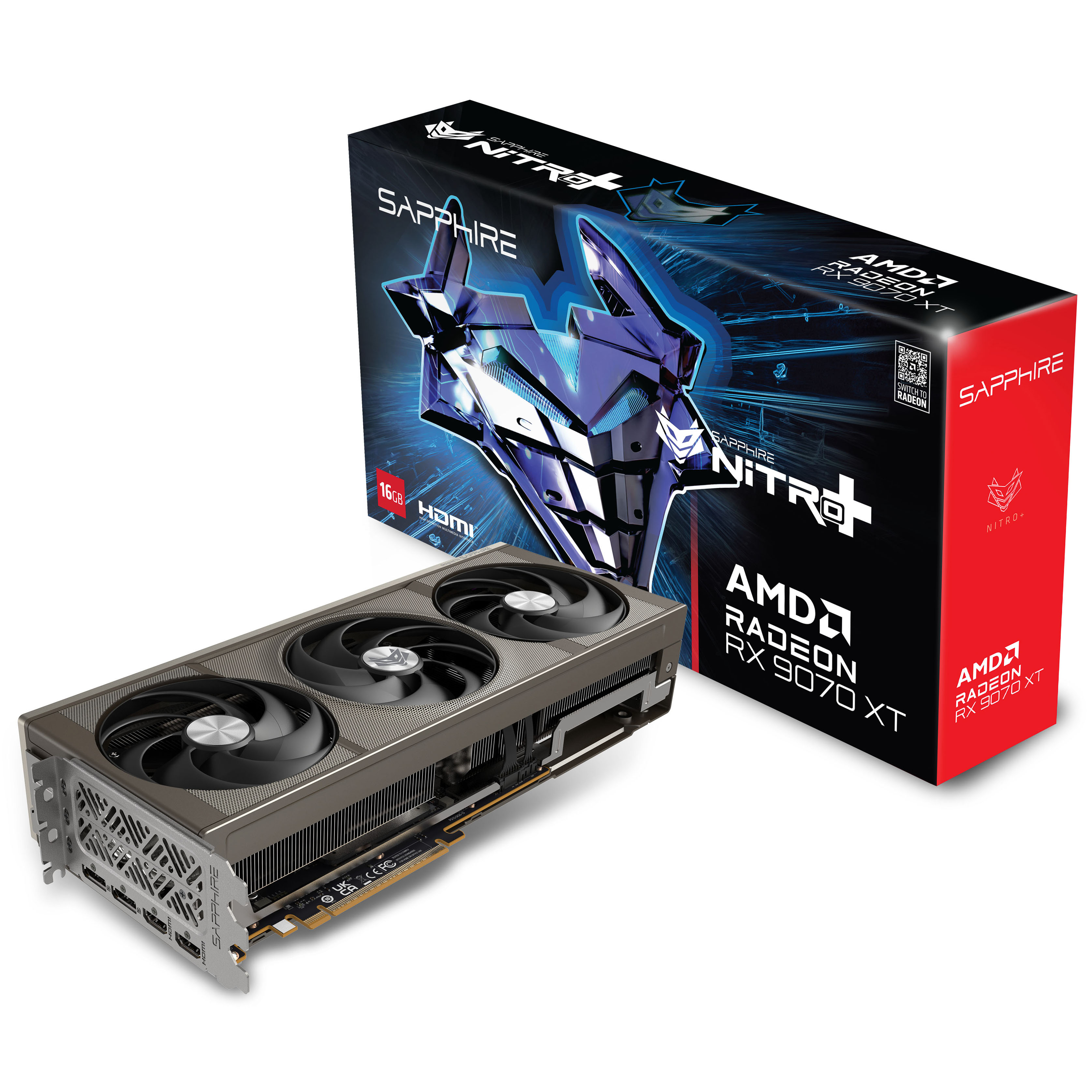 SAPPHIRE RX9070XT NITRO+ GAMING OC 16GB GDDR6