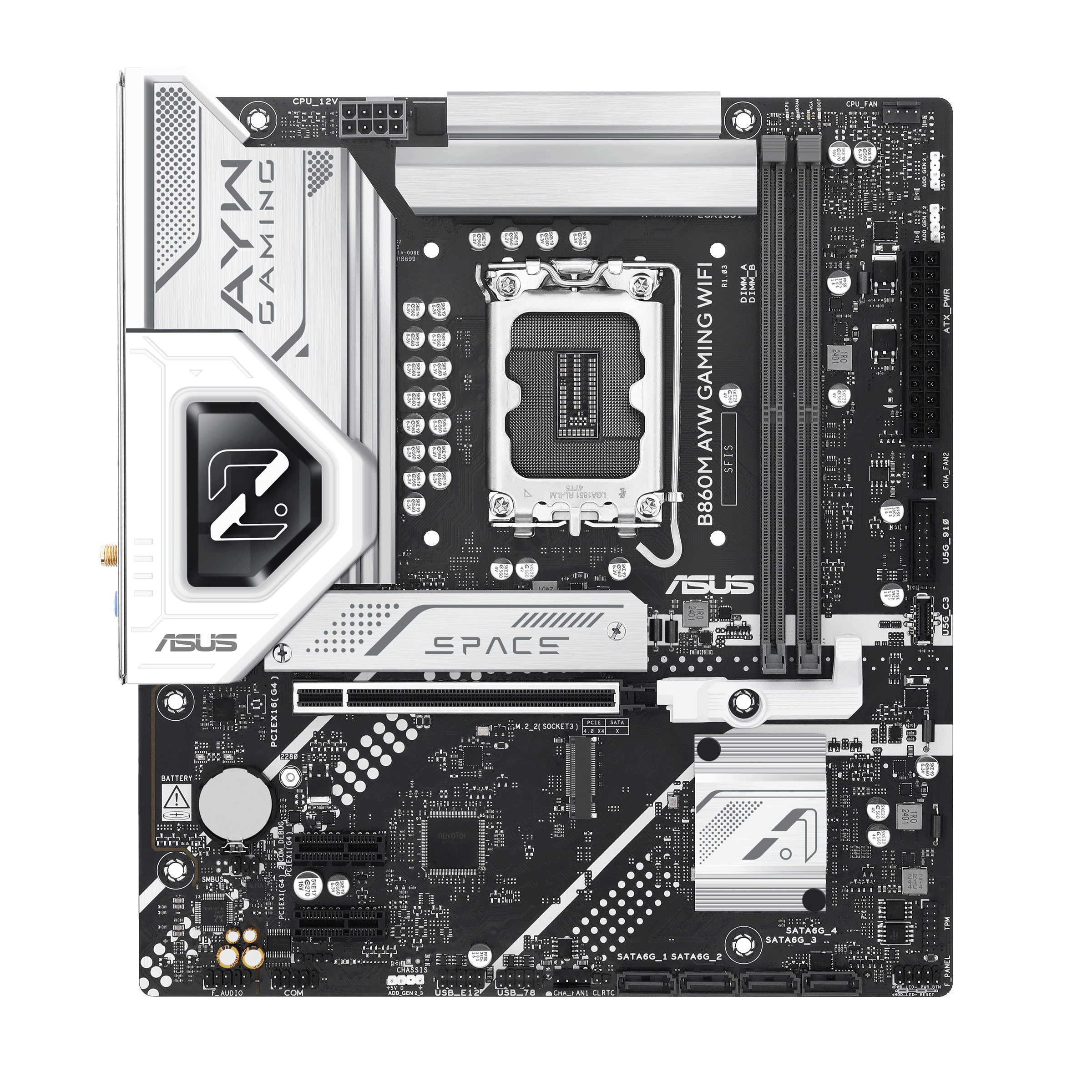 ASUS B860M-AYW GAMING WIFI thumbnail 2