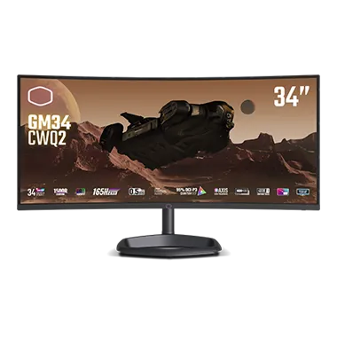 COOLER MASTER GM34-CWQ2 34" GAMING MONITOR