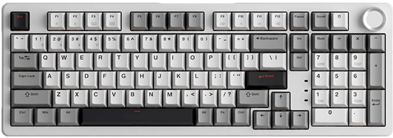 JAMESDONKEY SKN QL 4.0 RGB THUNDER WHITE TTC (雷) QLD-B1