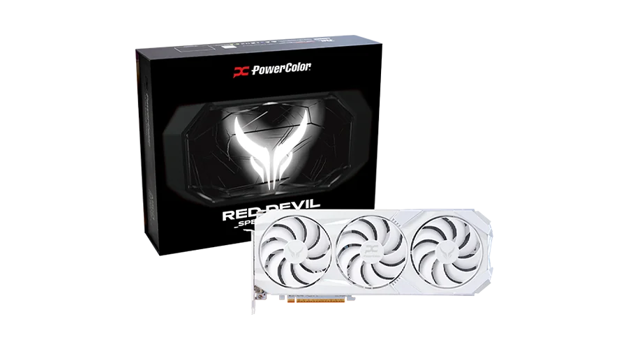 POWERCOLOR RX9070XT RED DEVIL 16GB GDDR6 WHITE