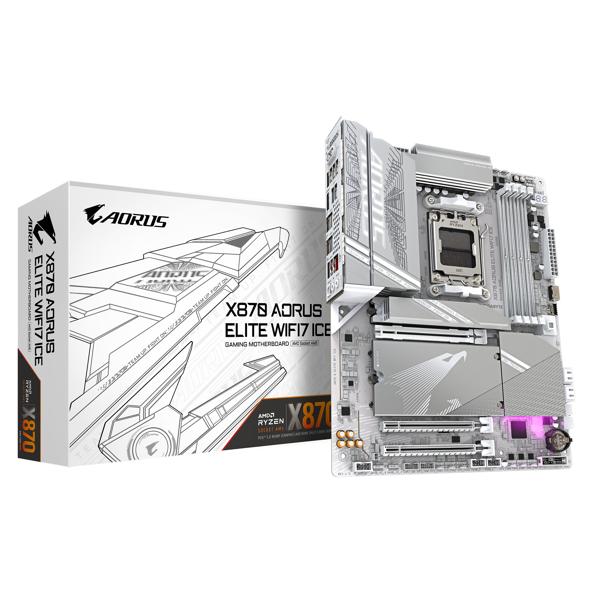 GIGABYTE X870 AORUS ELITE WIFI7 ICE