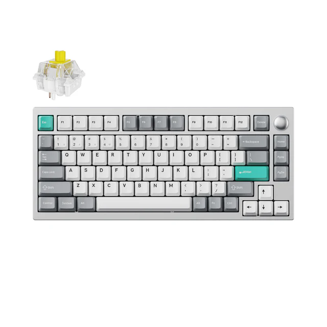 LEMOKEY P1 PRO SPACE SILVER BANANA SWITCH