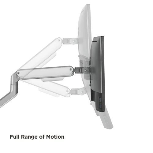 BRATECK ECONOMICAL SPRING-ASSISTED MONITOR ARMS thumbnail 3