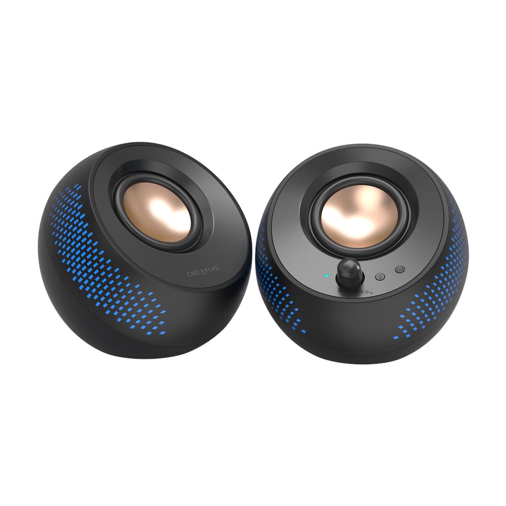 CREATIVE PEBBLE X USB-C 30W SPEAKERS W/BT5.3 &RGB LIGHT