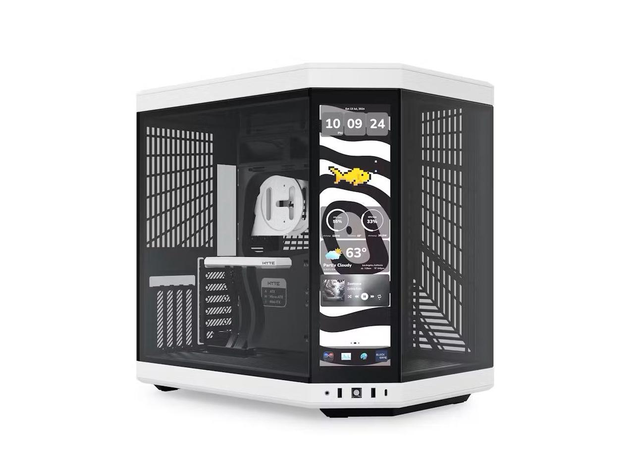 HYTE Y70 TOUCH INFINITE CASE BLACK/WHITE