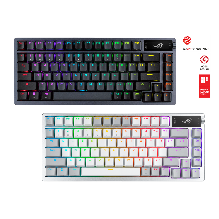 ASUS Azoth NX 無線機械遊戲鍵盤 白色(Snow軸)
